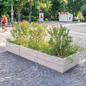 floreira em concreto reforçado com fibras