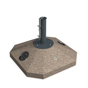 base para ombrelone metálica