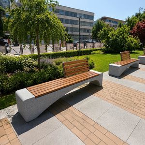 banco para espaço público contemporâneo 1