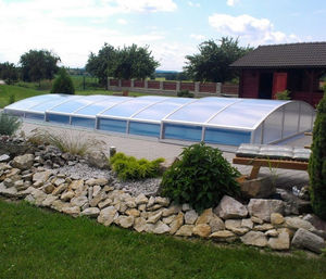 cobertura de piscina alta