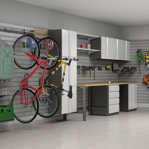 cômoda contemporânea / em aço / para garagem