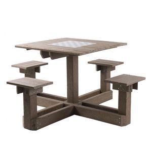 mesa de xadrez para ambiente externo
