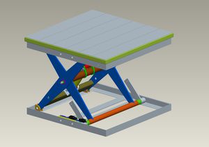 plataforma com braço articulado