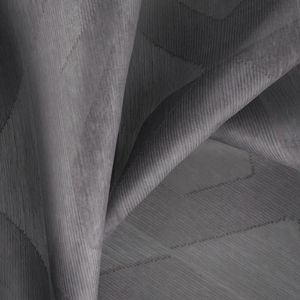cortina de voile com padrão geométrico 1