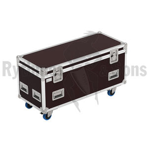 flight-case com rodízios
