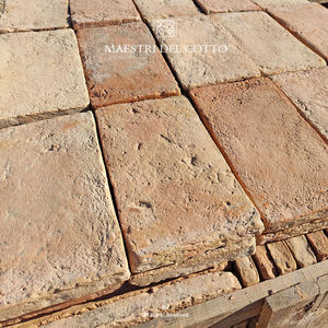 bloco de pavimentação em terracota
