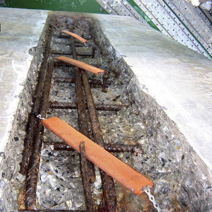 ânodo galvânico para concreto armado