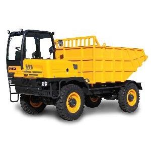 dumper com sistema de descarga frontal