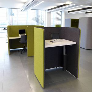cabine de concentração e privacidade