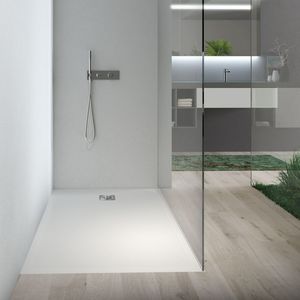 piso de box retangular / em compósito