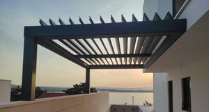 pérgola em alumínio