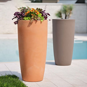 vaso de jardim em terracota