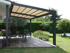 pérgola apoiada em parede