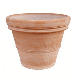 vaso de jardim em terracota