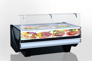 vitrina de aquecimento tipo balcão