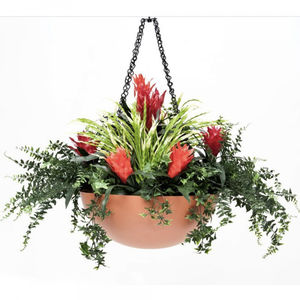 vaso de jardim de fibra de vidro