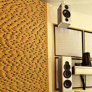 painel de absorção acústica de parede