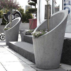 floreira em concreto