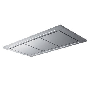 coifa de cozinha de ilha / de teto / com iluminação embutida