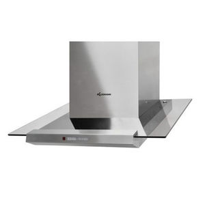 coifa de cozinha de ilha / com iluminação embutida