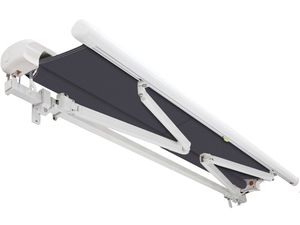 toldo reto de braço pivotante