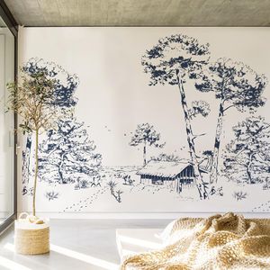papel de parede contemporâneo