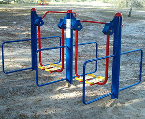 simulador de caminhada para ambiente externo duplo