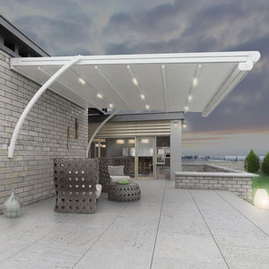pérgola apoiada em parede