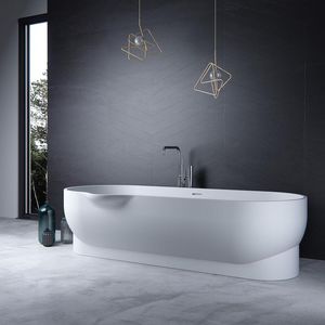 banheira freestanding / oval / em Solid Surface