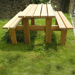 conjunto de mesa e bancos contemporâneo 1