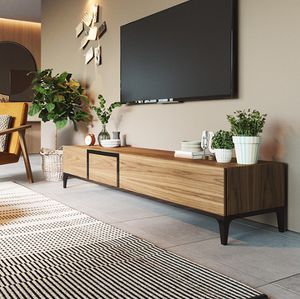 suporte de piso para TV contemporâneo