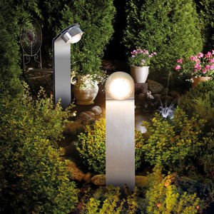 poste balizador de iluminação de jardim