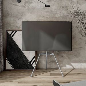 suporte de piso para TV contemporâneo