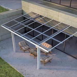 pérgola apoiada em parede