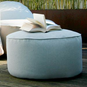 puff contemporâneo / em tecido / com capa removível / de jardim