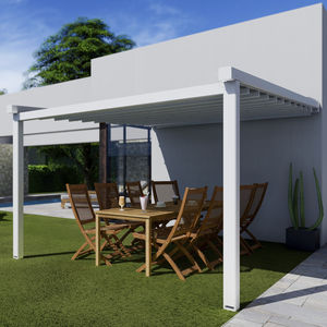 pérgola apoiada em parede