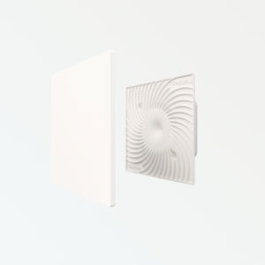 grelha de ventilação em material plástico
