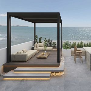 pérgola metálica