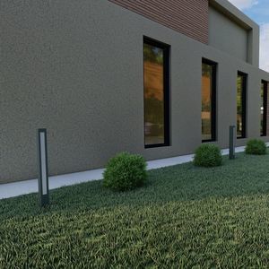 poste balizador de iluminação para espaços públicos 1