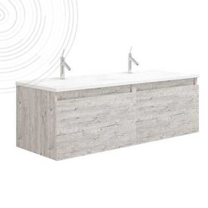 gabinete de banheiro duplo