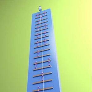 parede de escalada móvel