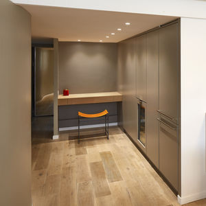 armário de organização para cozinha contemporâneo / em madeira