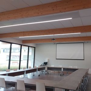 luminária técnica de embutir