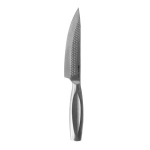 faca de cozinha com cabo em aço inoxidável