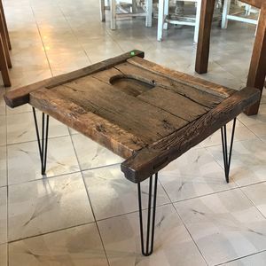 mesa de centro de estilo rústico 1