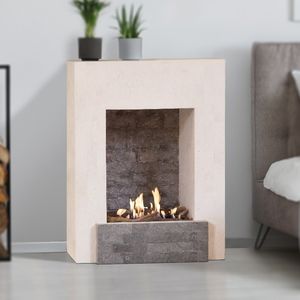 moldura para lareira contemporânea 1
