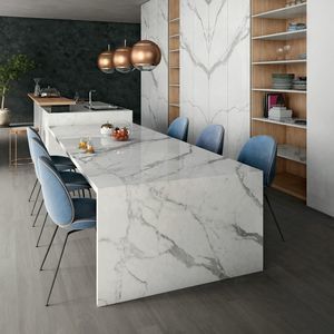 tampo de mesa em grés porcelanato