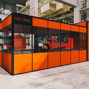 cabine de insonorização para máquinas industriais