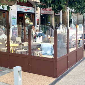 painel paravento metálico