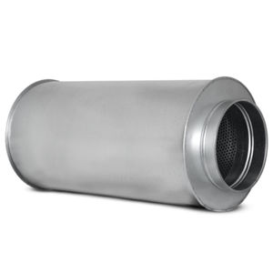 silenciador para ventilação metálico